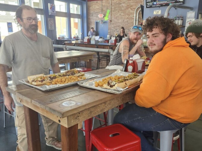 Rush Off Main's "Da Bears" Sandwich Challenge