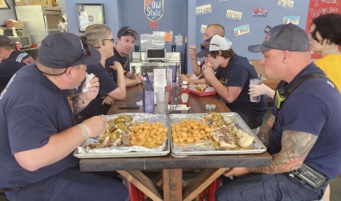 Rush Off Main's "Da Bears" Sandwich Challenge