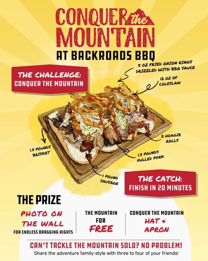 Backroads BBQ's "The Mountain" BBQ Challenge