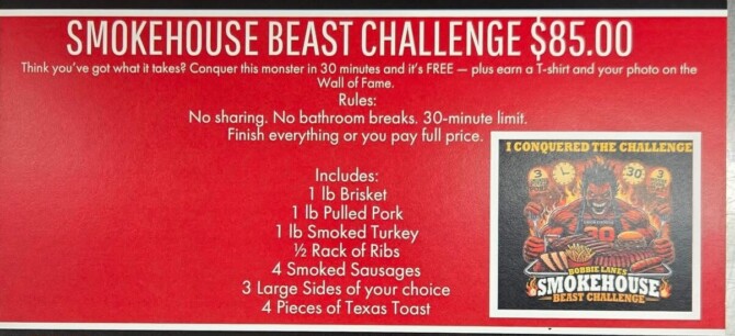 Bobbie Lane's BBQ's "Smokehouse Beast" BBQ Challenge