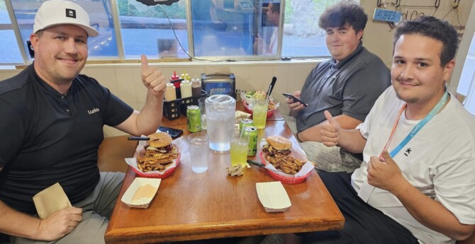 Waha Grill's "Spicy Waha" Burger Challenge