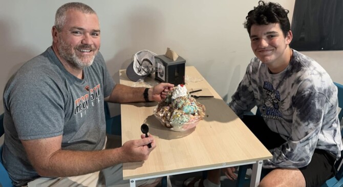 Serendipity Creamery's "SC" Ice Cream Sundae Challenge