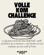 De Lege Kom's Spaghetti Pasta Challenge