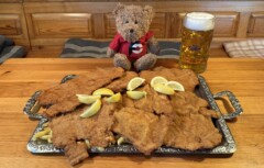 XXL Brunner Stadl Austrian Pork Schnitzel Challenge Vienna Wien Austria