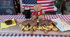 West Saloon Steakhouse 72oz Rump Steak Challenge Slovenj Gradec Slovenia