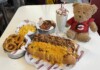1950s American Diner Double Dogged Hot Dog Challenge Swadlincote UK