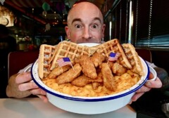 1950s Diner Mac Mountain Challenge Swadlincote UK