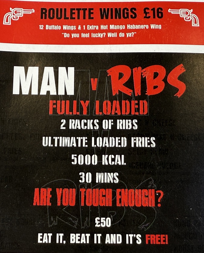 Camden BBQ Man V Ribs Challenge Promo
