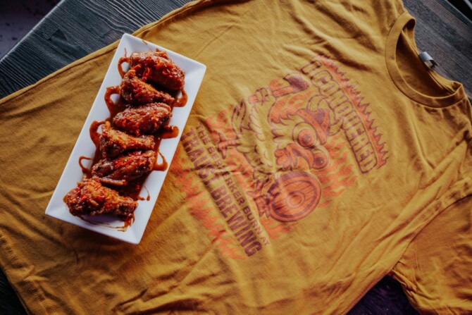 Traust Brewing Company's "Berzerker Burn" Spicy Wing Challenge