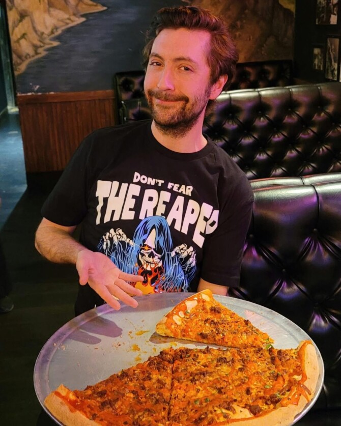 Evel Pie's "Reaper" Spicy Pizza Challenge