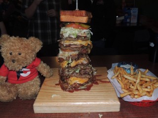 #461 Sidelines' Triple Bi-Pass Burger Challenge