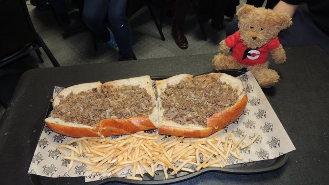 Fred's Downtown Philly Liberty Bell Cheesesteak Challenge