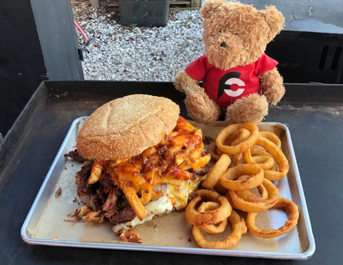 3 Hogs BBQ's Fattest Hog Sandwich Challenge