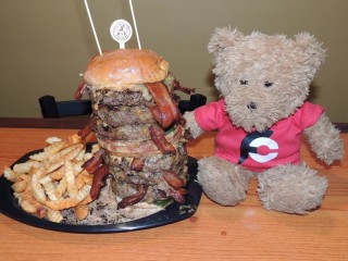 #762 Burger Factory Randy Santel Fat Daddy Burger Challenge