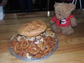 #777 Wagon Train BBQ's Graveyard Burger Challenge