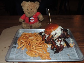 #821 Wild Eagle Saloon Hog-A-Sutra Bacon Burger Cleveland