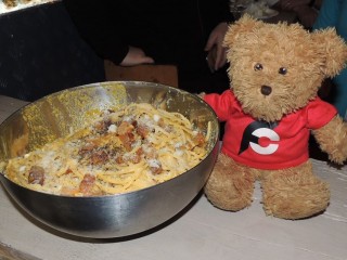 #828 Il Maritozzo Rosso Carbonara Spaghetti Challenge Rome