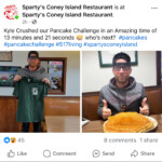Sparty&rsquo;s Coney Island 3 Stack Challenge