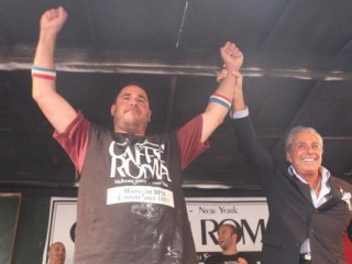 Dave wins cannolis (with Gianni russo)